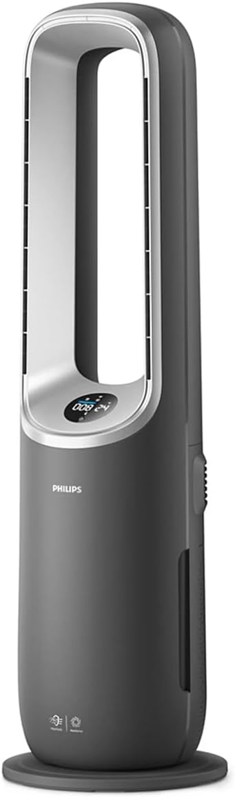 Philips Air Performer 3-in-1: Purifier, Heater & Cooling Fan - Cleans 70 m², Removes 99.97% of Allergens and Pollutants HEPA Filter, Smart Sensors, App (AMF870/15)